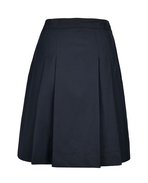 Grey 4 kick pleat skirt top